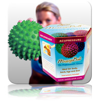 zz Massage Ball 10cm - Green (Gift Box)